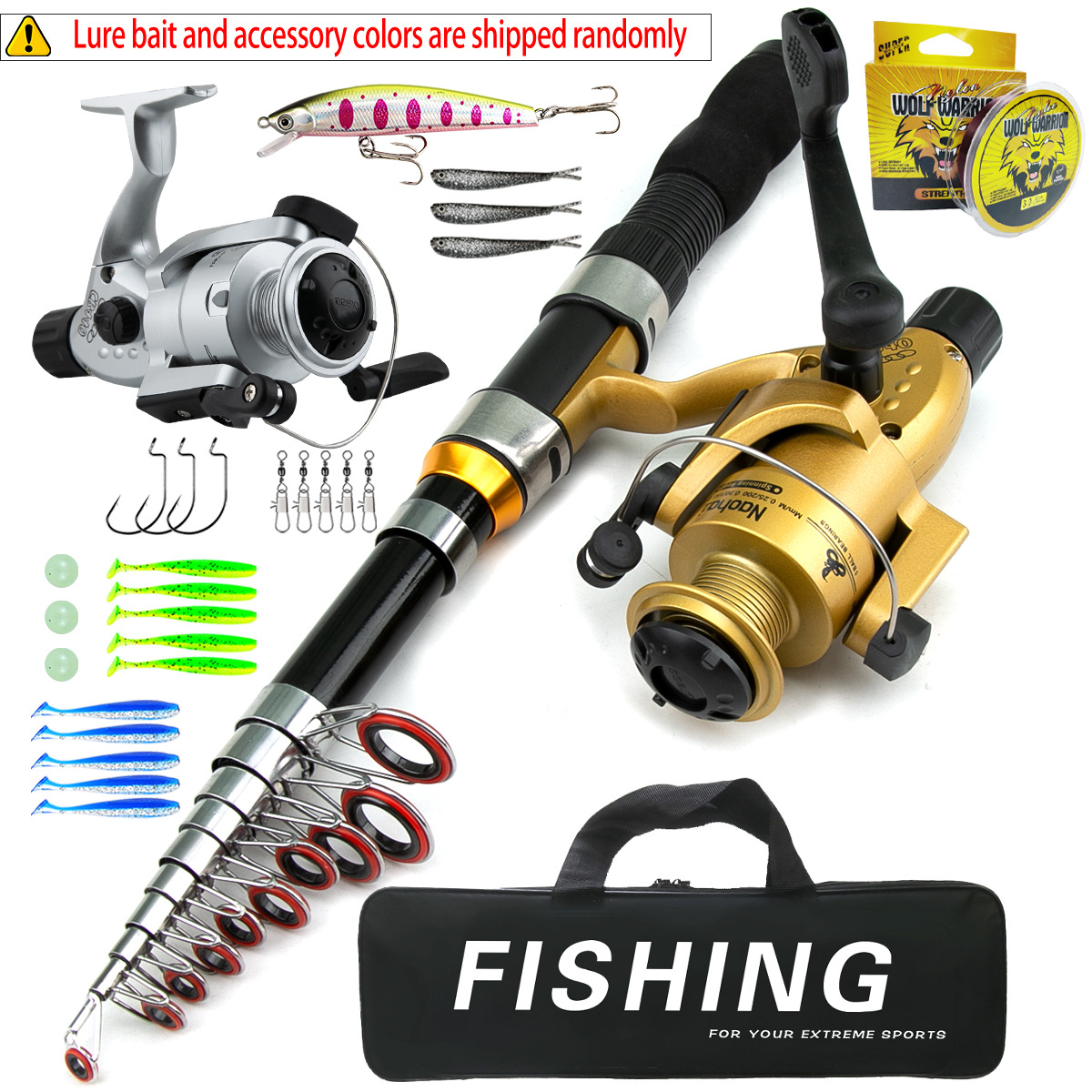Freshwater Line - Canna da Pesca Telescopica Portatile 1,8m
