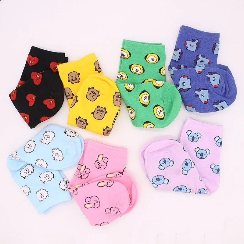 Calzini Kawaii BT21 Cartoon, C - Tippet Line recensione e prezzo