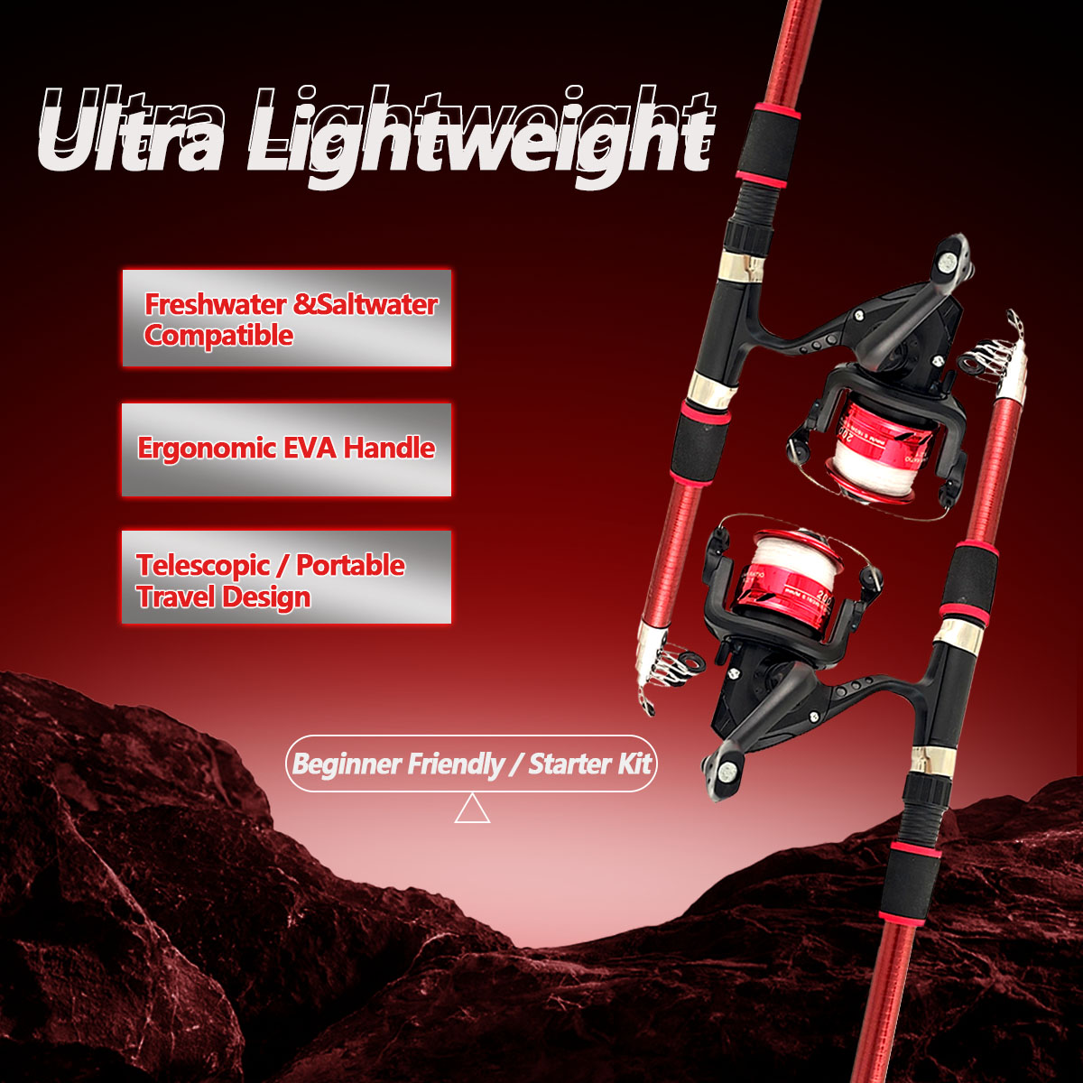 Set Canna da Pesca Telescopica - Fishing Line Spooler recensione e prezzo